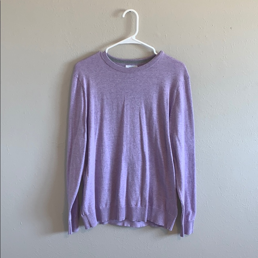 Old Navy Purple/Lavender Sweater Lightweight Large
